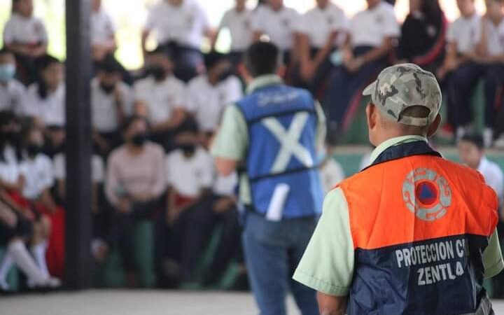 PROMUEVEN CULTURA DE PROTECCIÓN CIVIL EN ZENTLA