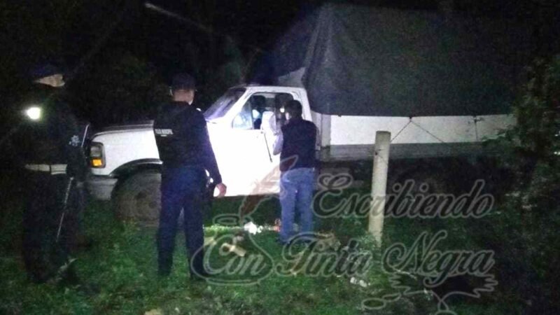 RECUPERA POLICÍA MUNICIPAL DE IXHUATLÁN DEL CAFÉ VEHÍCULO ROBADO