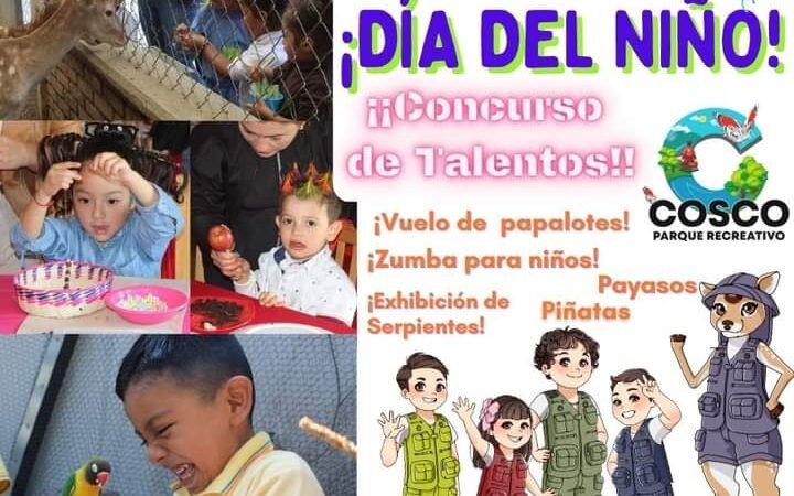 PREPARAN FESTEJO DEL DÍA DEL NIÑO EN PARQUE RECREATIVO DE COSCOMATEPEC
