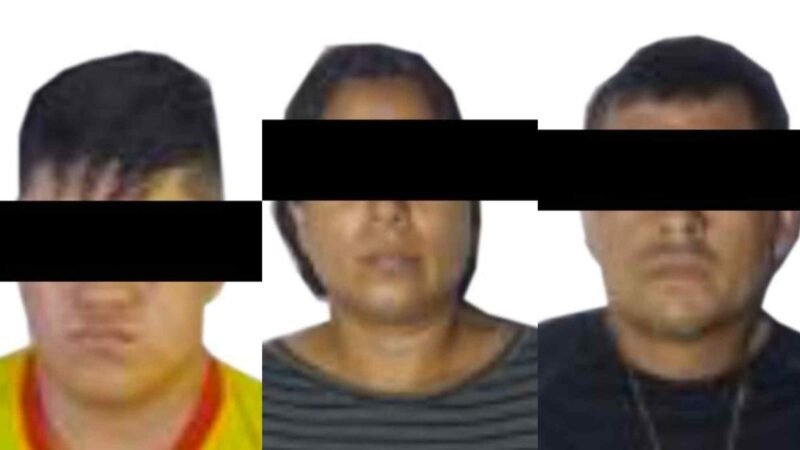 CAPTURAN A TRES CON ARMAS