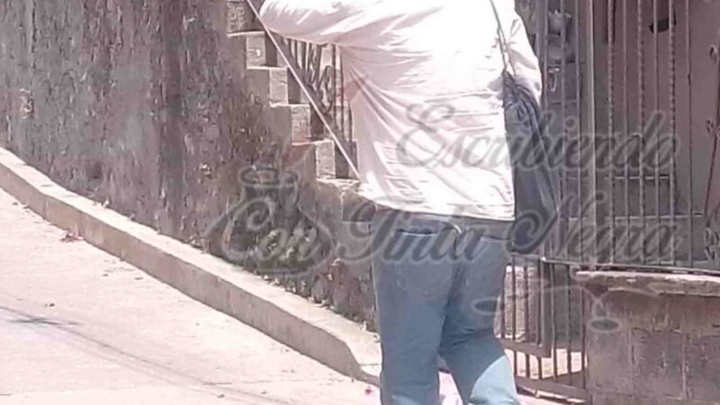 SE LESIONA TRABAJADOR CON UN CARRIZO