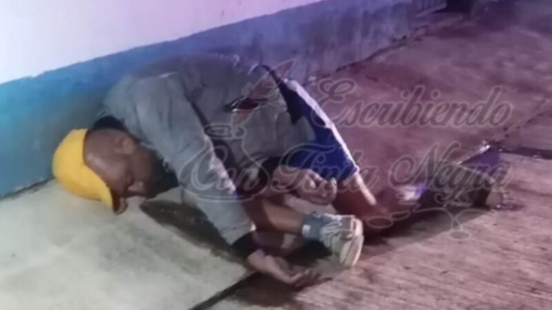 MUERE ALCOHÓLICO EN LA VÍA PÚBLICA