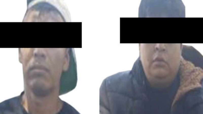 DETIENEN A DOS CON DROGA