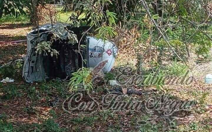 SE ROBA PIPA DE GAS DE HUATUSCO, VUELCA Y MUERE