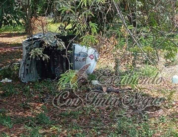 SE ROBA PIPA DE GAS DE HUATUSCO, VUELCA Y MUERE