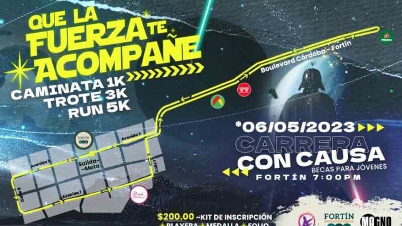 ORGANIZAN CARRERA CON CAUSA PARA OTORGAR BECAS A JÓVENES