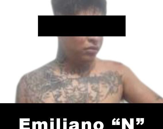 INTERVIENEN A HOMBRE ARMADO