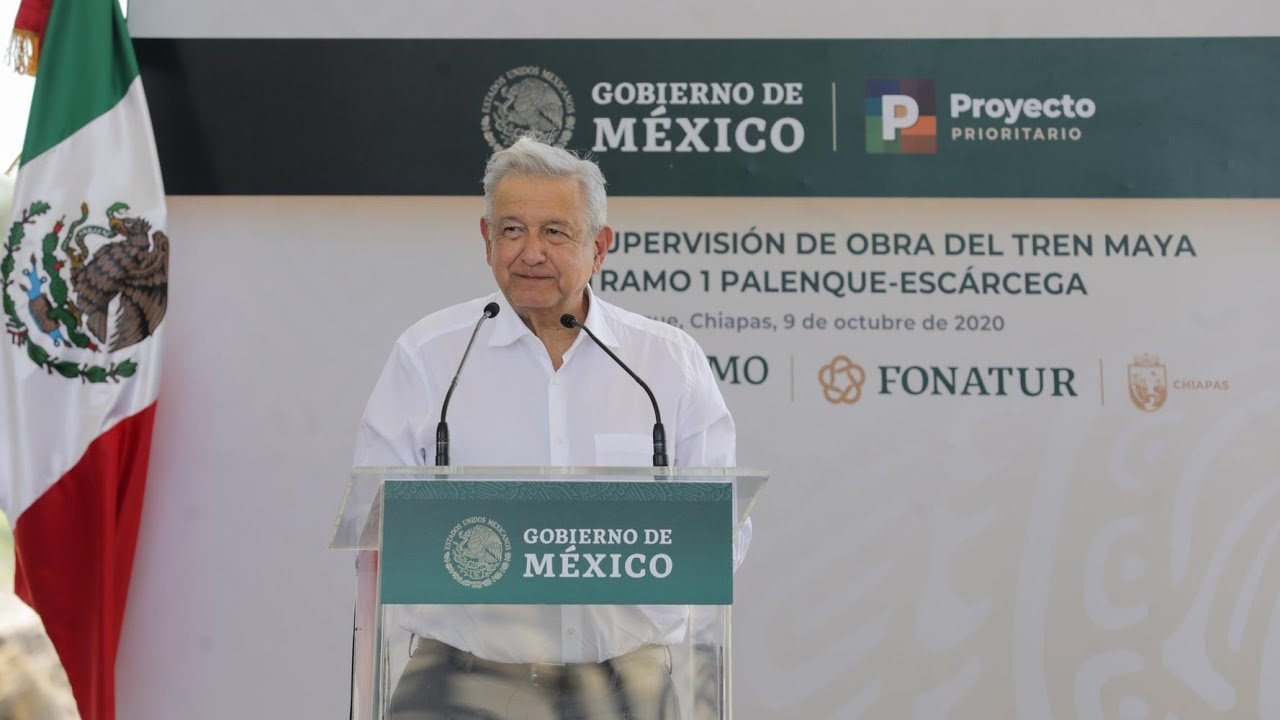 AMLO RETOMA TRABAJOS DE SUPERVISIÓN DEL TREN MAYA