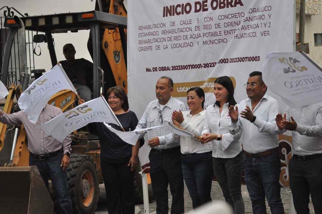 VENTURA DEMUNER PONE EN MARCHA DOS OBRAS MÁS EN HUATUSCO