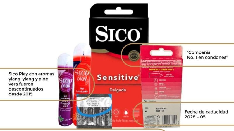 COFEPRIS ALERTA SOBRE FALSIFICACIÓN DE CONDONES Y LUBRICANTES MARCA “SICO”