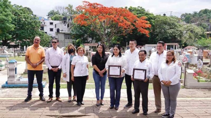 RECERTIFICA JURISDICCIÓN SANITARIA 6 PANTEONES MUNICIPALES COMO ESPACIOS LIBRES DE DENGUE