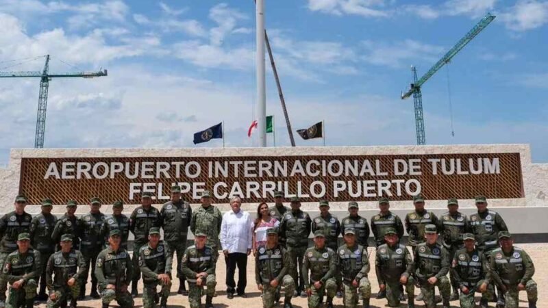 LÓPEZ OBRADOR SUPERVISA AVANCES DEL TREN MAYA Y AEROPUERTO DE TULUM