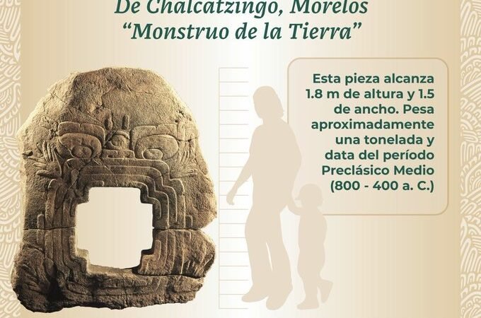 EL “PORTAL DEL INFRAMUNDO”, LA PIEZA OLMECA MÁS BUSCADA, LLEGA A MUSEO DE MÉXICO