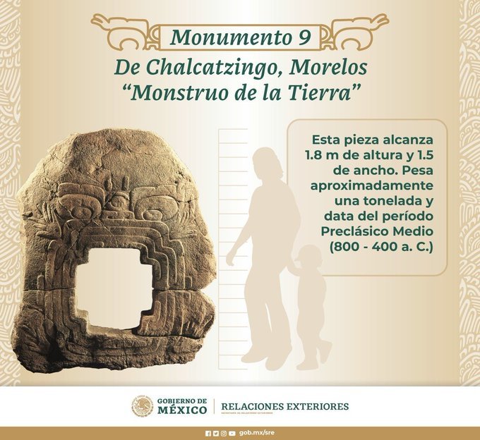 EL “PORTAL DEL INFRAMUNDO”, LA PIEZA OLMECA MÁS BUSCADA, LLEGA A MUSEO DE MÉXICO