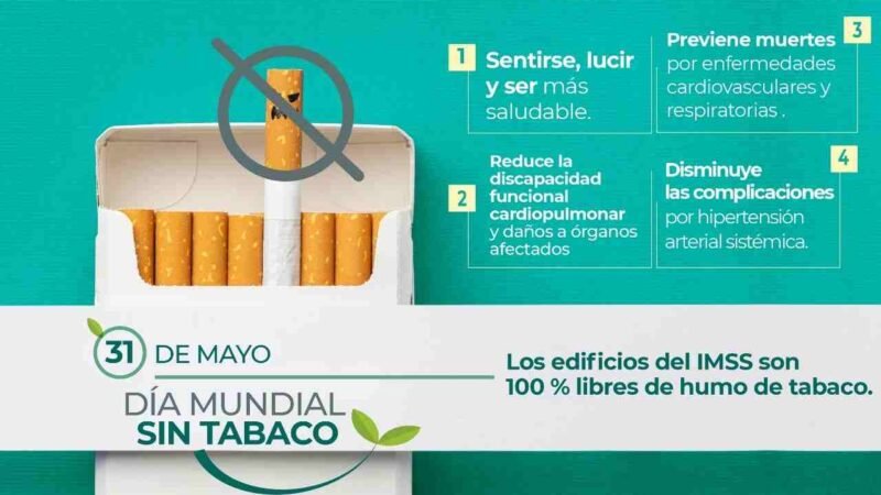 BUSCA CONCIENTIZAR IMSS SOBRE CONSUMO DE TABACO