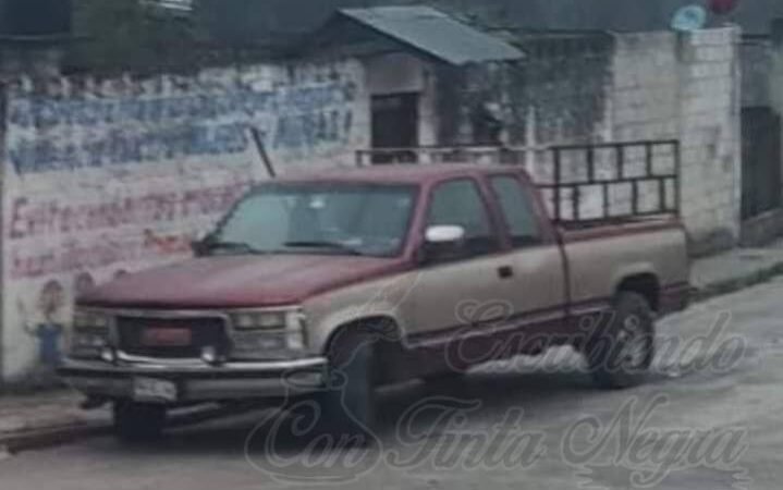 LE ROBAN CAMIONETA A COMERCIANTE