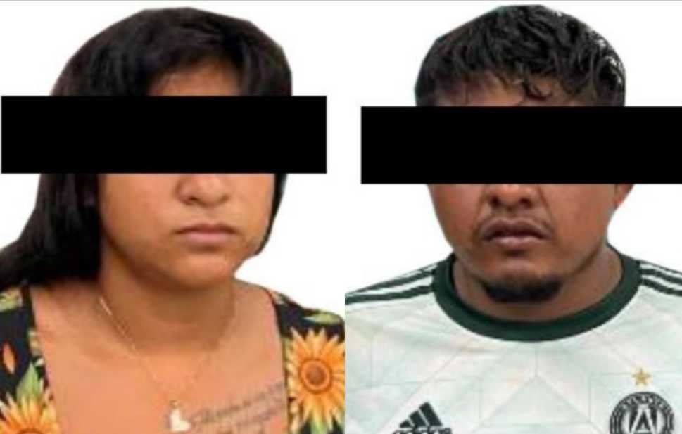 DETIENEN A PAREJA CON ARMA Y DROGA