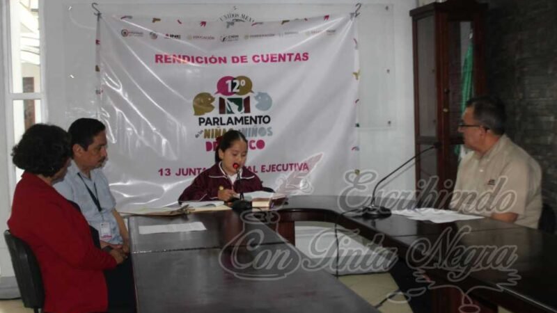 REPRESENTA DAYANA VENEROSO A DISTRITO DE HUATUSCO EN PARLAMENTO INFANTIL