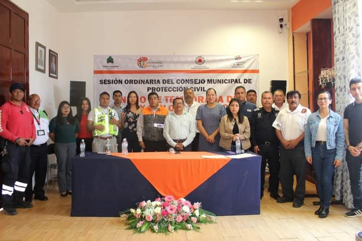 INSTALAN CONSEJO DE PROTECCIÓN CIVIL EN COSCOMATEPEC