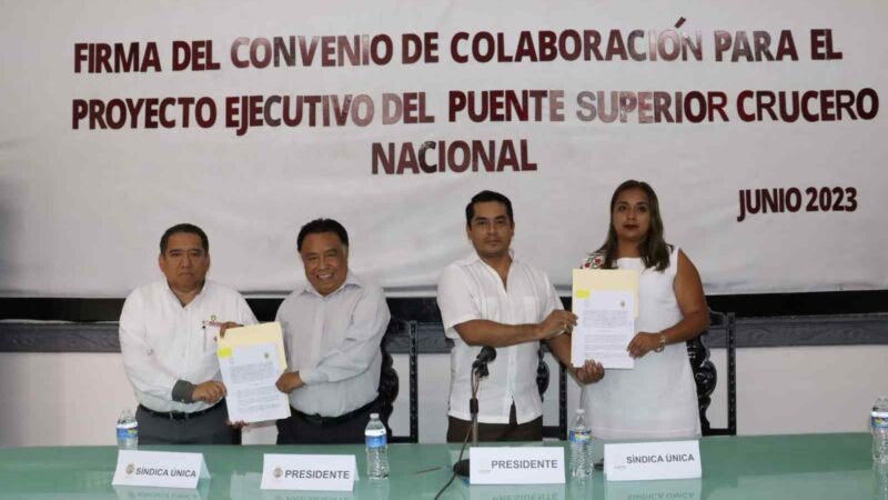 FIRMA FORTÍN Y CÓRDOBA CONVENIO DE ELABORACIÓN DEL PROYECTO EJECUTIVO DEL PASO SUPERIOR VEHICULAR