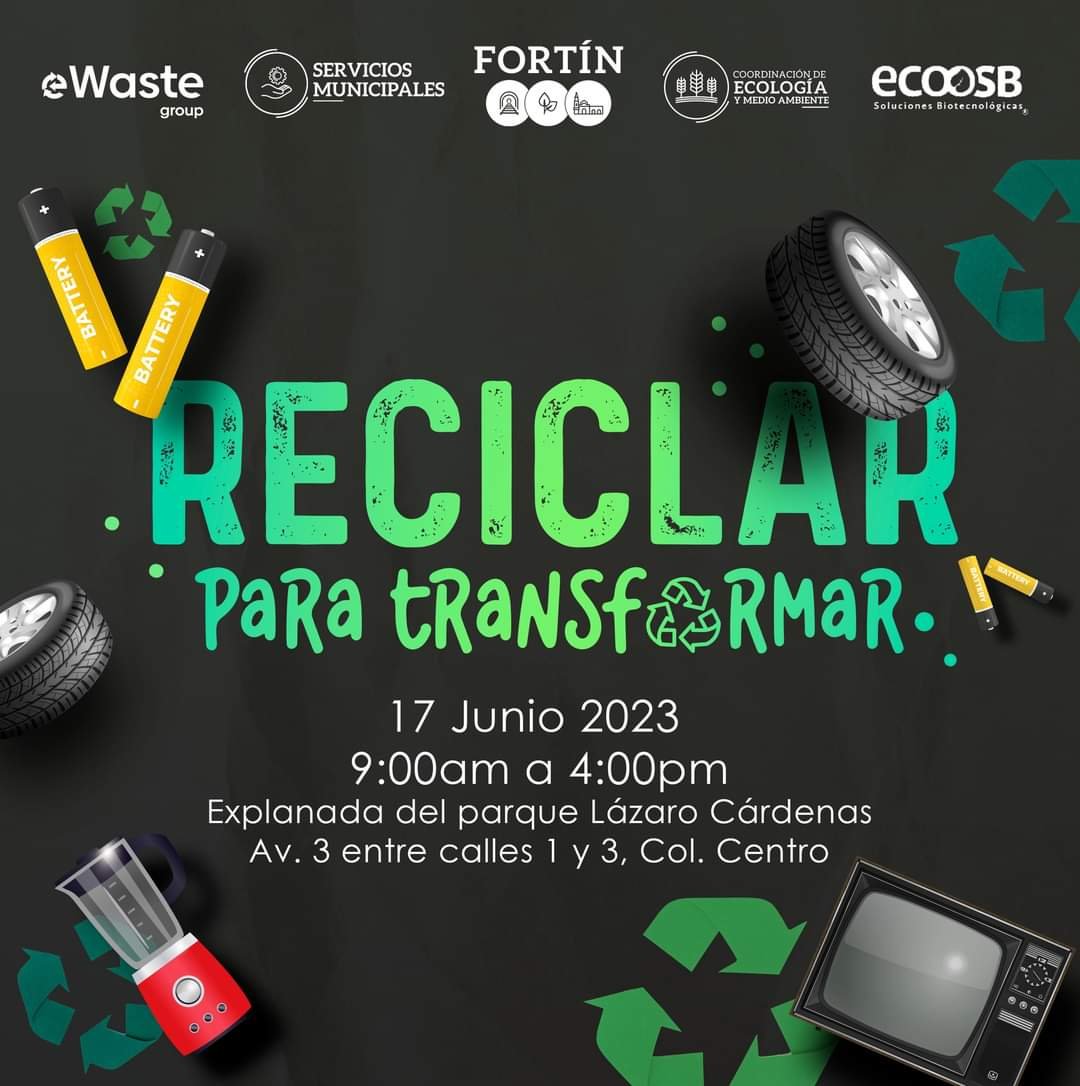 INVITA ECOLOGÍA A CAMPAÑA MASIVA RECICLAR PARA TRANSFORMAR