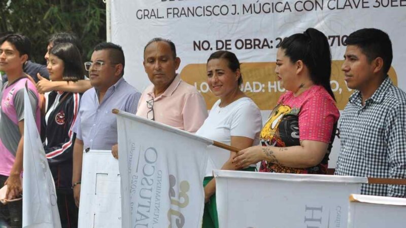 INICIA CONSTRUCCIÓN DE CANCHA-DOMO EN ESCUELA DE HUATUSCO