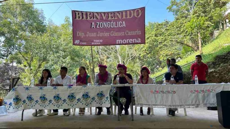 LA JUSTICIA SOCIAL LLEGARÁ A LA SIERRA DE ZONGOLICA: GÓMEZ CAZARÍN