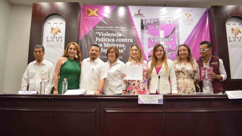 PRESENTAN EN EL CONGRESO EL LIBRO VIOLENCIA POLÍTICA CONTRA LAS MUJERES, INFOGRAFÍAS