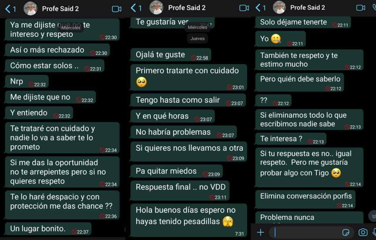 EXHIBEN A MAESTRO ACOSADOR