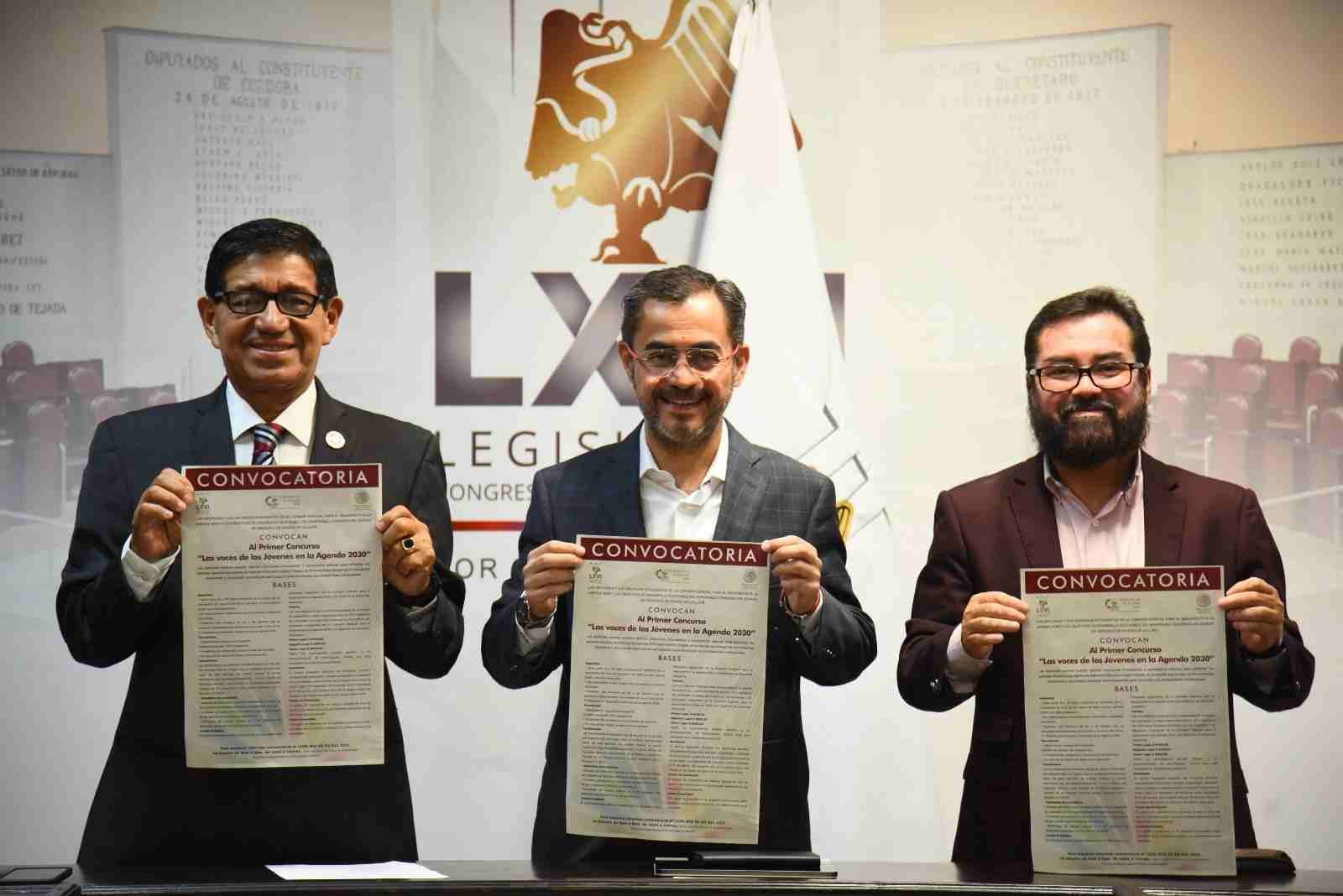 PRESENTAN CONVOCATORIA DEL CONCURSO LAS VOCES DE LOS JÓVENES EN LA AGENDA 2030