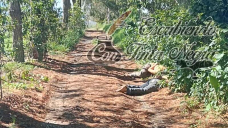 EJECUTAN A DOS EN COSCOMATEPEC