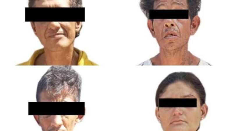 DETIENEN A 4 CON ESTUPEFACIENTES