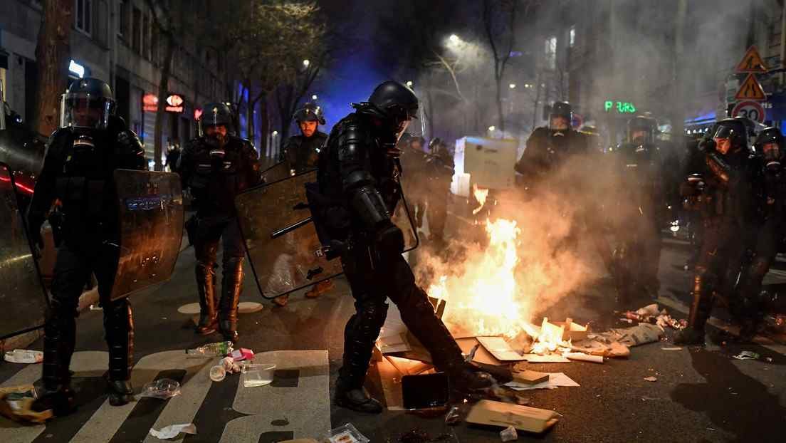JORNADA DE PROTESTAS EN FRANCIA DEJA MIL 311 DETENIDOS Y 79 POLICÍAS HERIDOS