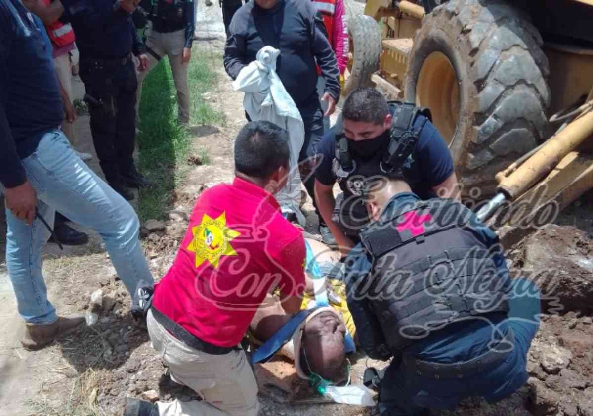 ALBAÑIL MUERE SEPULTADO POR ALUD DE TIERRA