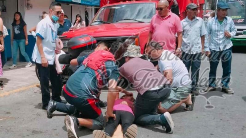 ATROPELLA A MUJER Y ESCAPA