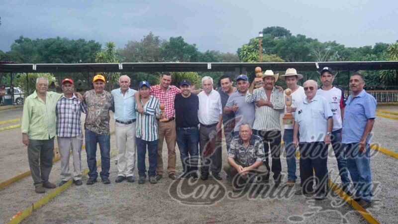 GALERA QUEMADA, CAMPEÓN DE TORNEO DE BOCHAS INTERMUNICIPAL