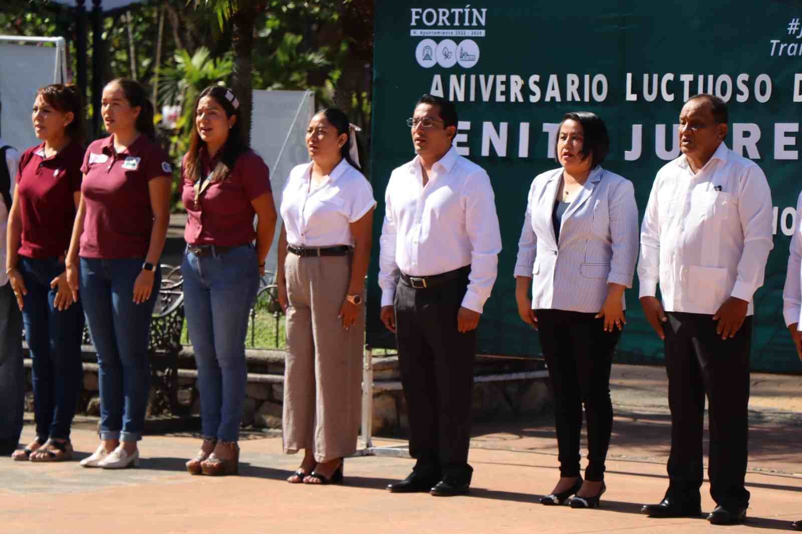 CONMEMORAN 151 ANIVERSARIO LUCTUOSO DE BENITO JUÁREZ GARCÍA