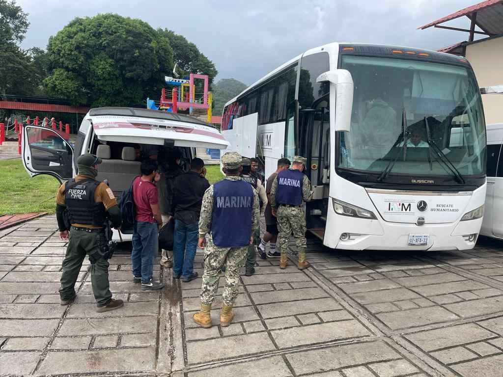 INTERCEPTAN A 61 INDOCUMENTADOS EN RÍO BLANCO