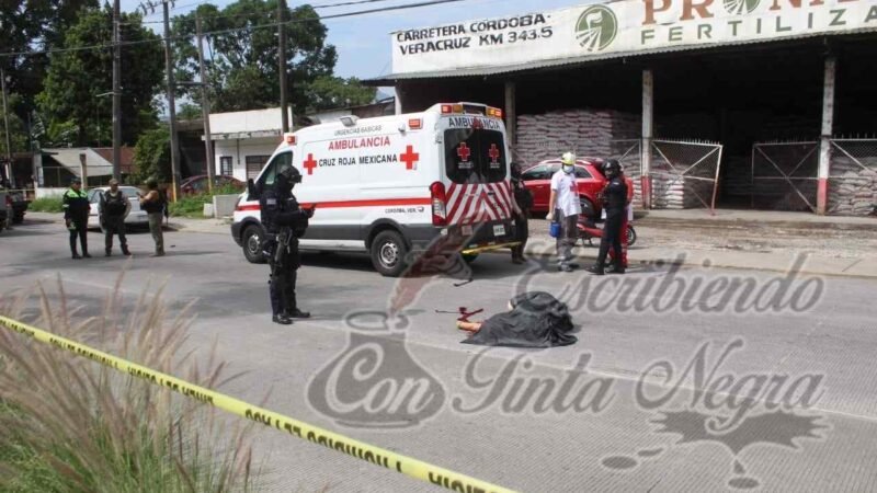 MUERE MOTOCICLISTA AL SER EMBESTIDO POR AUTOBÚS