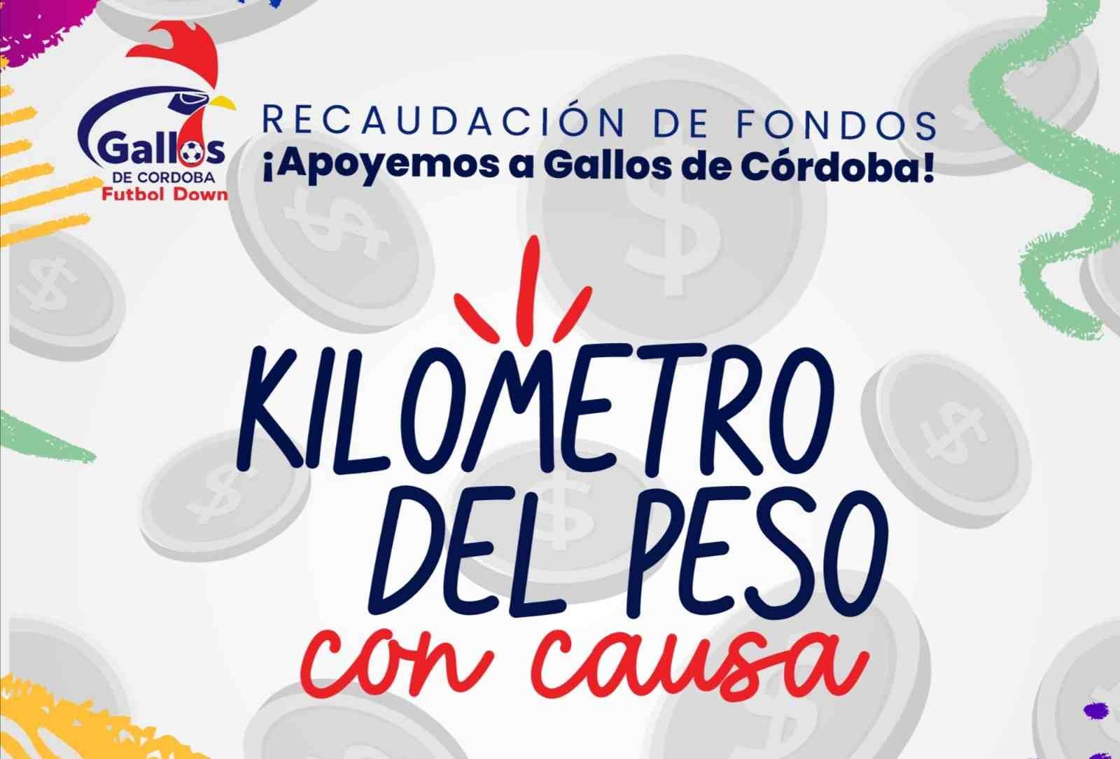 EQUIPO “LOS GALLOS” CONVOCA A KILÓMETRO DEL PESO CON CAUSA
