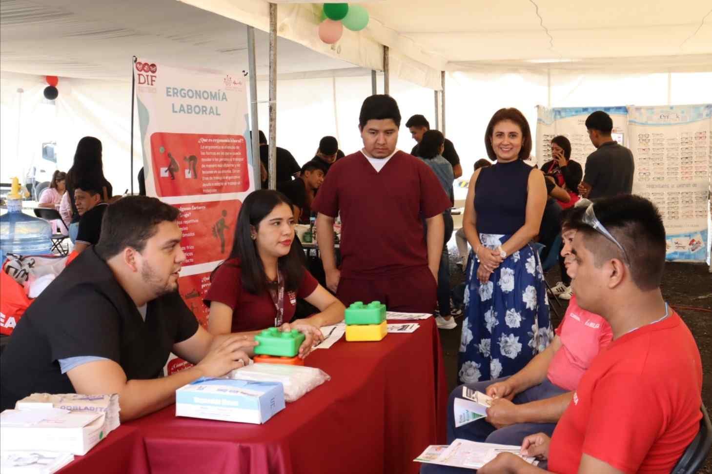 ATIENDE UNIDAD MÉDICA MUNICIPAL LLAMADO DEL SECTOR PRIVADO CON FERIAS DE SALUD