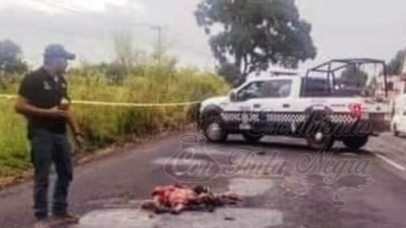 DESPEDAZADO EN AMATLÁN