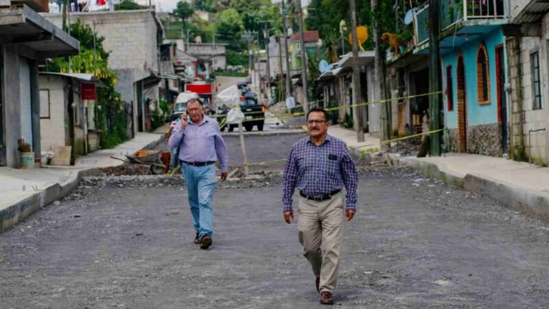 SUPERVISA ALCALDE AVANCE DE OBRAS