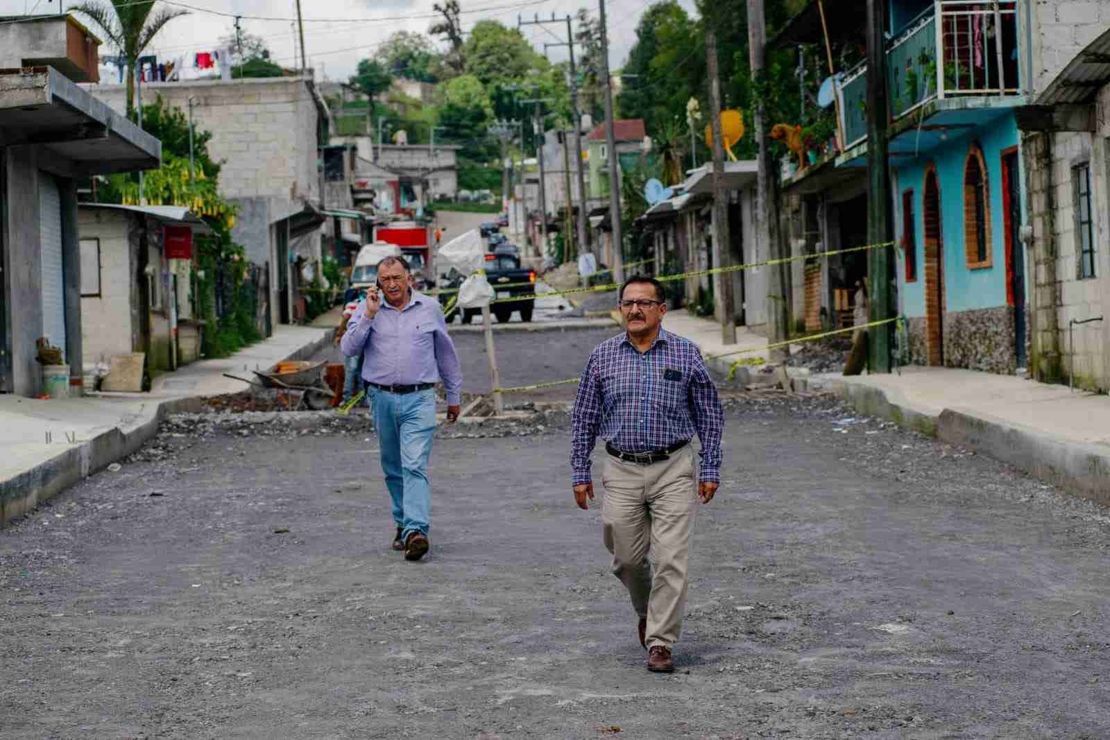 SUPERVISA ALCALDE AVANCE DE OBRAS