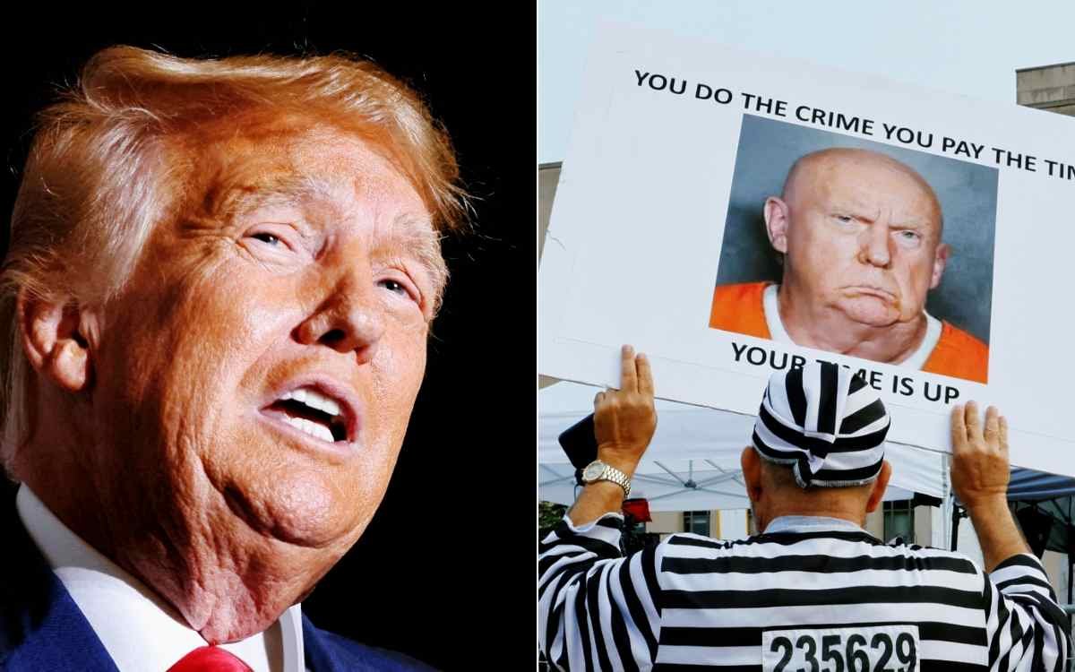 TRUMP SE DECLARA NO CULPABLE DE INTENTAR REVERTIR RESULTADOS DE LAS ELECCIONES DE 2020