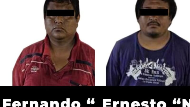 INTERVIENEN A DOS CON CRISTAL