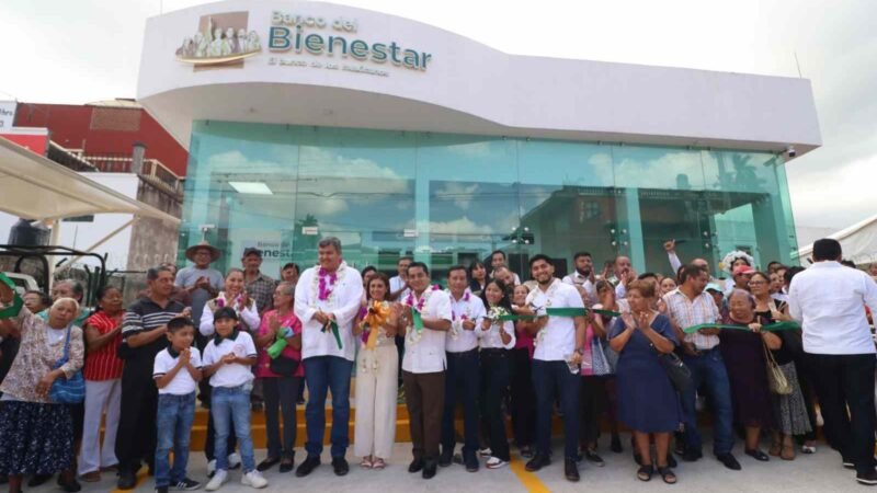 ENCABEZA PRESIDENTE MUNICIPAL INAUGURACIÓN DEL BANCO DEL BIENESTAR