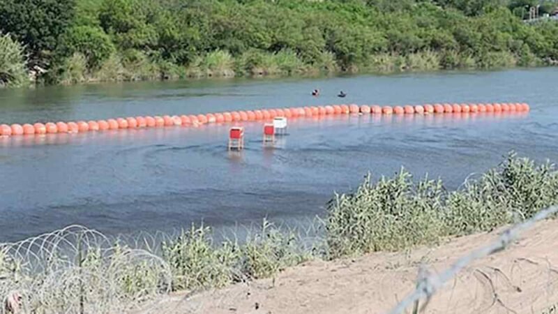 EL 80% DE BOYAS COLOCADAS POR TEXAS ESTÁN EN TERRITORIO MEXICANO