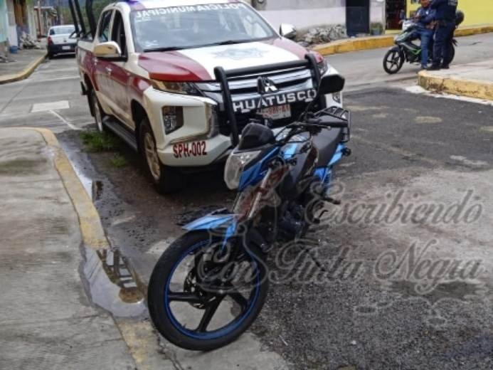 ASEGURAN MOTOCICLETA CON REPORTE DE ROBO