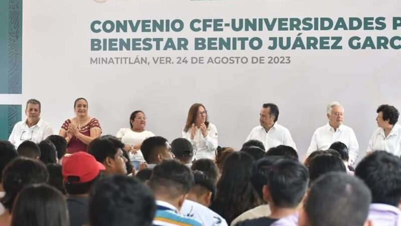 LA 4T, GOBIERNO QUE GARANTIZA LA EDUCACIÓN SUPERIOR A TRAVÉS DE LAS UNIVERSIDADES “BENITO JUÁREZ”: GÓMEZ CAZARÍN